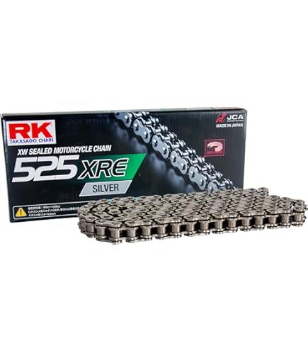 Amazon | アールケー(RK) バイク用チェーン ED.BLACKGOLD(ブラック